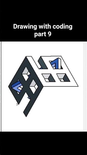 Drawing with coding part 9 #programming #art