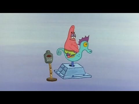 Patrick riding a seahorse for 10 hours [HD]