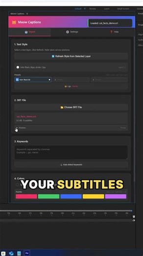 How to Auto-Color Keywords in After Effects Subtitles FREE Plugin