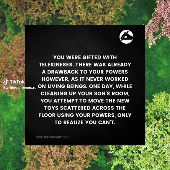 Wait a second… - #writingprompts #writing #booktok #authortok #writertok #writers #writingvideos #fyp #fypシ #imagine #telekenesis #powers #toys #pixar #horror