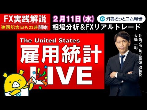FX実践解説、戦慄の米雇用統計「『喜び』から『撲殺』へ」（2026年2月11日)