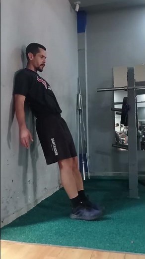 Fortalecimiento de tibial anterior contra la pared