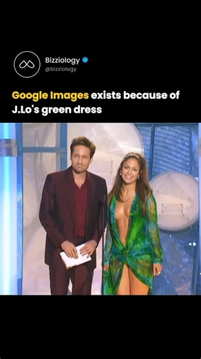 Bizziology on Instagram: "Who knew one dress could change the internet forever? When Jennifer Lopez wore her iconic green Versace gown to the 2000 Grammys, millions searched for her photos but Google only showed text results. That viral moment led to the creation of Google Images, proving that one bold fashion choice can spark a tech revolution. PS - If we’re in the A.I. gold rush, why not capitalize on it? All you have to do is build and run profitable Instagram Shadow Pages (like this one) and