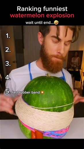 ranking funniest watermelon EXPLOSION 🤯🤣🤣 #ranking #top5 #watermelonchallenge