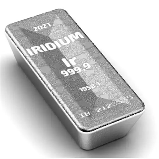 Iridium Block Large iridium Ingot Manufacturers for Sale Pure 999 iridium