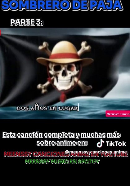 Luffy: Sombrero de Paja - Canción épica de One Piece