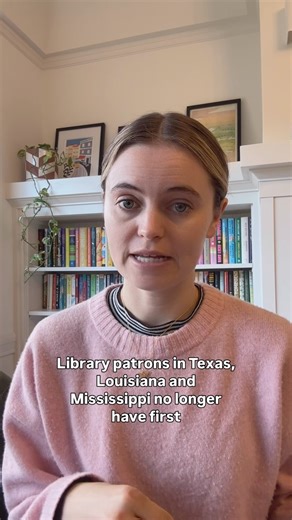 ad astra | books & advocacy on Instagram: "Library users in Louisiana, Mississippi, and Texas no longer have first amendment rights. Take action to fight book bans and to ensure folks in these areas have access; buying and reading these books will never be enough. — #AdAstraStories #BookReel #ReelsOfIG #BookReelsOfInsta #BookReels #ReelsOfInstagram #ReelsOfInsta #BookBans #Censorship #LittleVsLlano [Video description: A blonde woman discusses the impact of SCOTUS declining to hear Little v Llano
