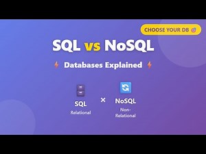 SQL vs NoSQL Databases Explained | Differences & Use Cases