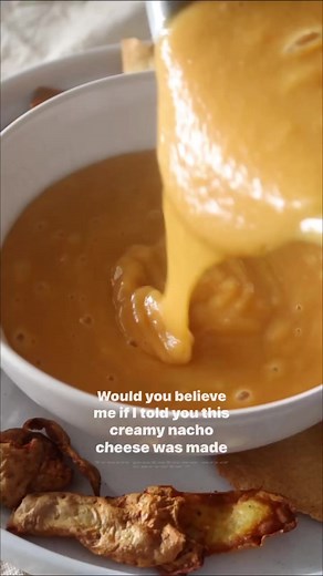 2.8K views · 38 reactions | Can you believe carrots and potatoes make this AMAZING Nacho Cheese recipe?!  Learn how to make it here: https://plantbasedonabudget.com/nacho-cheese/ #nachocheese #dairyfree #cegan #plantbased #snackideas #healthy #recipeshare | Plant-Based on a Budget | Facebook