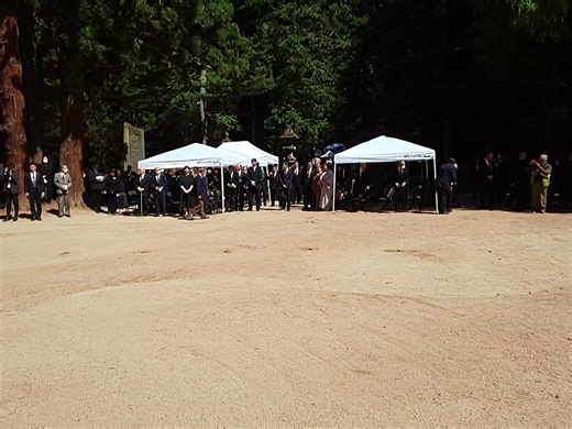 ☆130年の伝統 福島県立会津高校剣舞委員会による【白虎隊剣舞】☆ 令和５年９月24日 福島県会津若松市飯盛山にて撮影