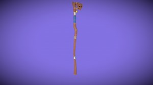 Stylized Sorcerer's Staff - 3D model by yian.athanasiadis