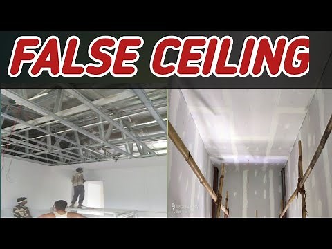 False ceiling| Ceiling framework| Ceiling channel work|