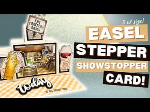 Open Aperture Easel Stepper Card | Showstopper Collection