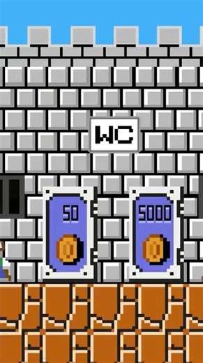 Toilet Prank: Mario and Luigi Challenge Rich vs Poor Toilet | Game Animation