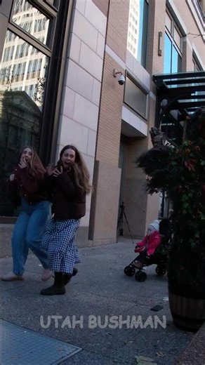 Bushman Jump Scares Had Them SCREAMING 😱 #prank #funny #shorts