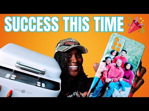 HTVRONT Phone Case Heat Press | Successful Sublimation Tutorial + Tips to Avoid Mistakes #h17diycase