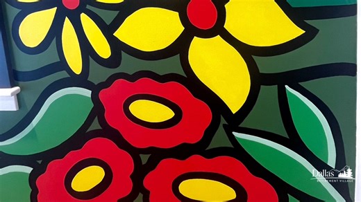 A Splash of Creativity at Dallas Retirement Village! The pool room just got a vibrant makeover thanks to local artists Craig Downs and Candice Fulton of Wall Together Now. They led the way in creating a stunning Pacific Northwest-themed mural using their signature paint-by-numbers technique. Residents and staff of all artistic levels joined in the fun—whether seasoned painters or first-time brush holders. Every stroke added to a colorful scene that now brightens the space and stands as a lasting