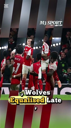 Arsenal 2–1 Wolves | Dramatic Late Winner Keeps Gunners on Top! 🔥⚽ #football #footballhighlights