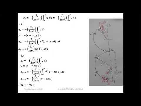 SHEAR FLOW IN THIN WALLED OPEN SECTIONS 3