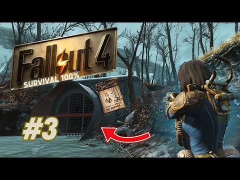 Walden Pond Secret Entrance / Fallout 4 Survival 100%