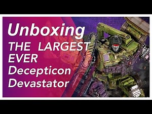 Largest Ever Transformers G1 Decepticon Devastator - Imaginarium Art - UNBOXING