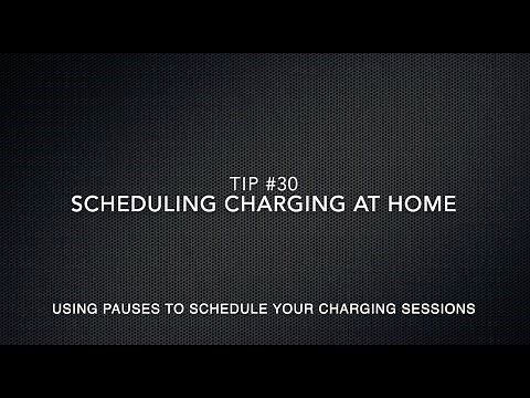 Mercedes-Benz EQS Tip 30 - Scheduling home charging sessions