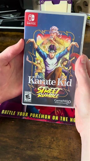 The karate kid street rumble Nintendo Switch unboxing ￼￼
