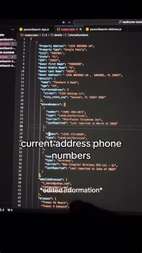 I Found Sydney Sweeney’s Public Records Using a Custom Script 🔍📂