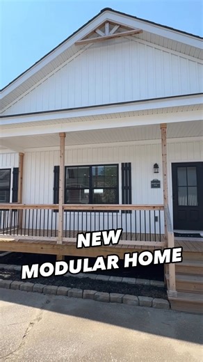 33K views · 336 reactions | 﫶This modern farmhouse modular is by Nationwide Homes! This prefab house show model is located at Silverpoint Homes! WATCH THE FULL TOUR ON THE CHANNEL FOR ALL THE INFO AND PRICING, link in bio! #modularhome #modularhouse #prefabhouse #prefabhomes #housetour #house #newhome #manufacturedhomes | mobilehomesby.georgia | Facebook