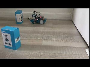 mBot module with ultrasonic sensor and servo motor