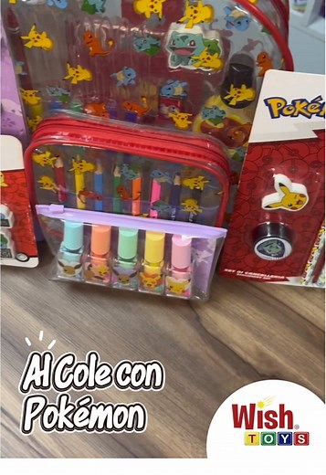 Vuelve al Cole con Pokémon: Útiles Escolares 2023