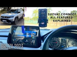 Brezza 2023 | Suzuki Connect All Latest Features Explained in Detail | Infotainment System Update