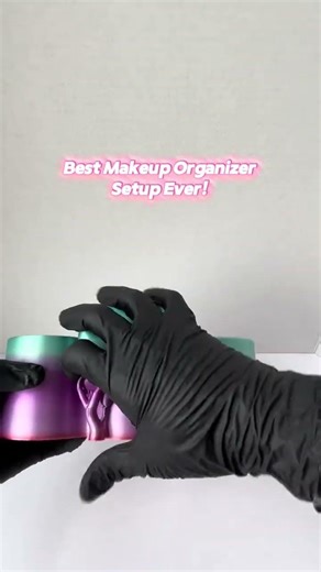 Makeup 💄 organizer #makeup #makeuporganization #makeupstorage #vanitygoals #aestheticsetup #beauty