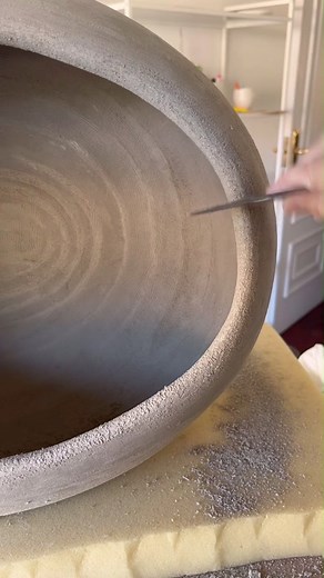 Ceramics Videos on Instagram: "How to make coil pottery lamp 😍 by @carolinalevinton"