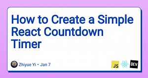 Dev C   Countdown Timer