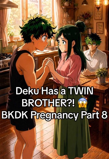 Deku Has a TWIN BROTHER?! 😱 BKDK Pregnancy Part 8 #bakudeku💚🧡 #bkdk #bakudeku #dkbk #dekubaku BKDK Pregnancy Series - Part 8 🔥 Deku storms home after the huge fight with Bakugo… and walks straight into the wildest family secret ever 👀 His mom drops a bombshell and Deku comes face-to-face with someone who looks EXACTLY like him… The drama is only getting crazier 😭 Part 9 drops soon — we’re finally getting answers about that night… Who is the real father of Bakugo’s baby?? Kirishima? Todorok