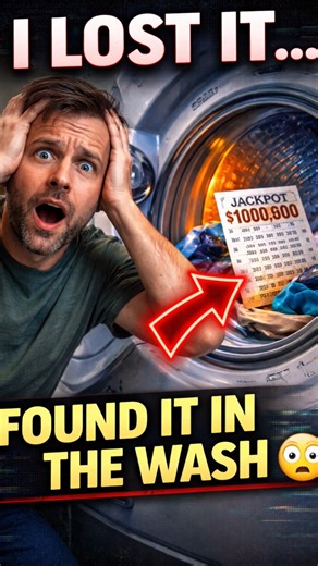He thought he lost a $100,000 Lottery Ticket… 😱 #lottery #luckystory #closecall #luck #shorts #fyp