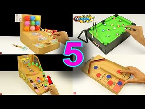 5 Amazing Cardboard Games Compilation