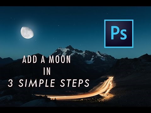 How To Add The Moon In Photoshop