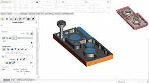 Part machining in solidworks cam | CNC MILL OPERATION #SOLIDWORKSCAM #SolidWorks | Malviya CAD Solution
