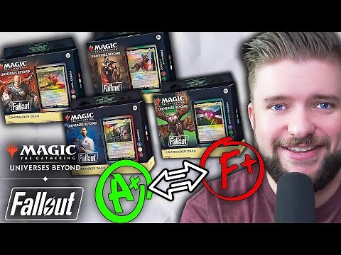 We UPGRADED & RANKED the Fallout Commander Decks (So You Can Make the BEST CHOICE)