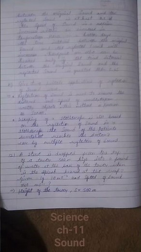 science chapter 11 sound class 9 questions answers in english 📚📝