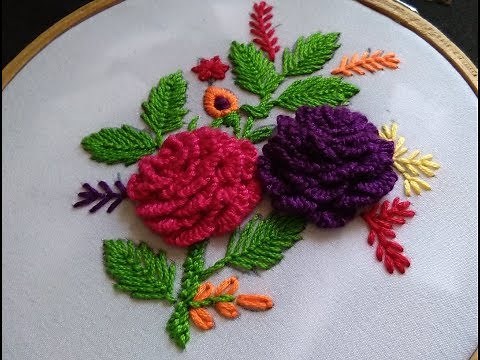 Hand Embroidery - Cast on Stitch- Brazilian Embroidery For Beginners