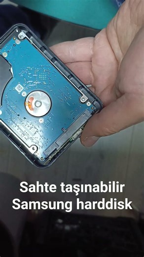 sahte Samsung taşınabilir hard disk #samsung #hdd #external #seagate #sahte