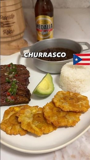 Churrasco with Chimichurri Sauce EASY Recipe 😍 #puertoricanfood #caribbeanfood