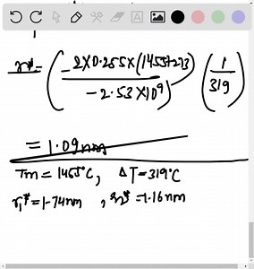 Calculate the fraction of solidification that occurs dendritically when iron nucleates (a) at 10^∘ C undercooling: (b) at 100^∘ C undercooling; and (c) homogeneously. The specific heat of iron is 5.78 J / cm^3 · ^∘ C. | Numerade