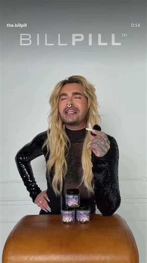 Bill Kaulitz and his new brand "The Bill Pill" #billkaulitz