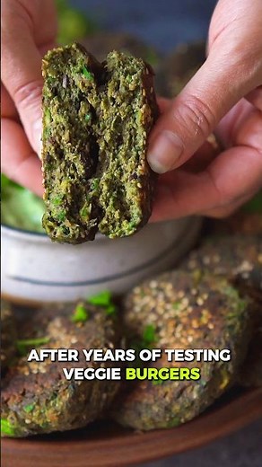 Crispy Black Bean Patties That Never Fall Apart | Easy Veggie Burger #shorts #recipe