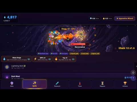 Arcane Clicker - Android Gameplay [36+ Mins, 1080p60fps]