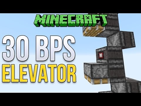 Minecraft: Observer Block Elevator (30bps) Tutorial